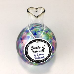 Henrietta Glass Circle of Friends Vase True Friend